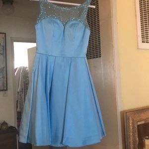 Sherri hill Cinderella blue dress